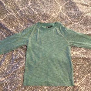 Mint Green Retrofit Long Sleeve Tee